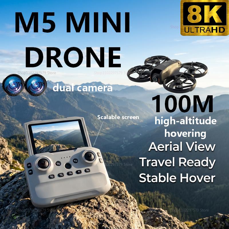 Rc Helicopter Electric - 2026 New M5 Mini Drone 8K