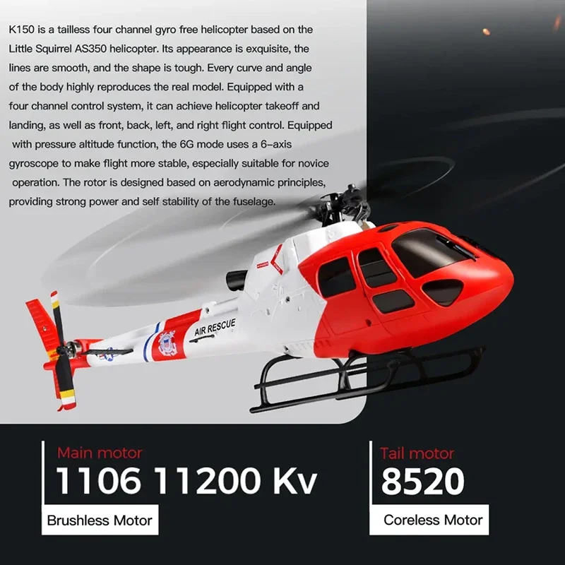 WLtoys 4CH K150-AS350 RC Helic - Rc Helicopter Gas 评论和价格