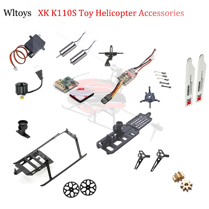 Original Wltoys XK K110S RC He - Rc Helicopter Gyro 评论和价格