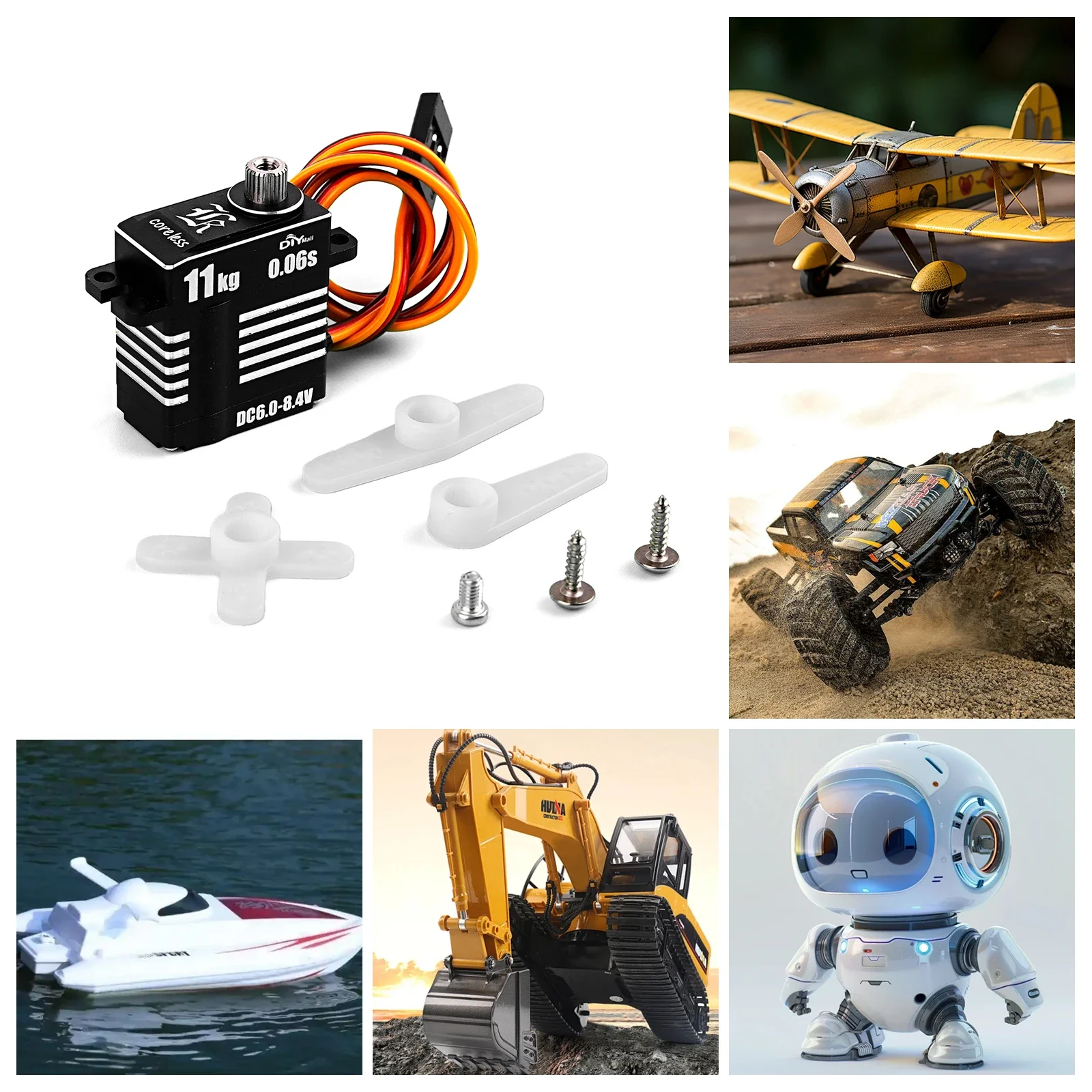 H-11 11KG Micro Digital Servo  - Rc Helicopter Motor 评论和价格