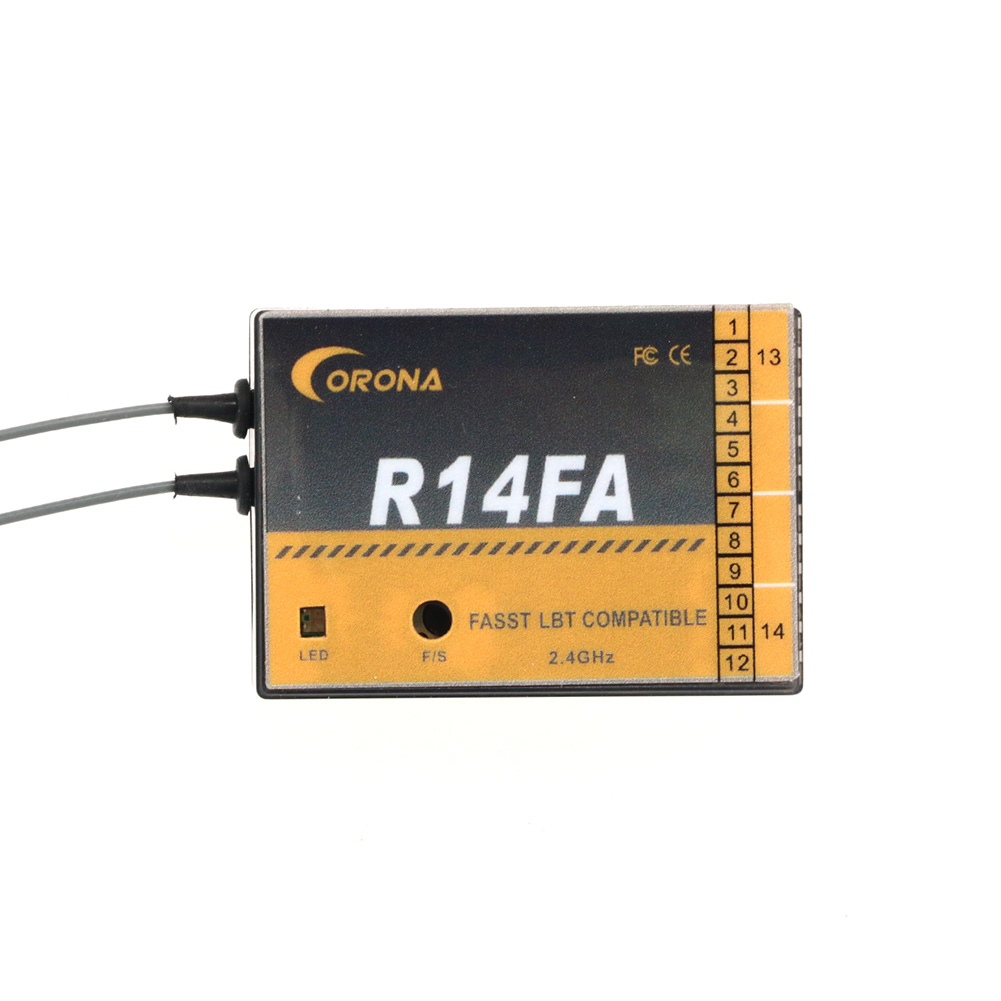 Corona R14FA 14CH RC Model Rec - Rc Helicopter Servo 评论和价格